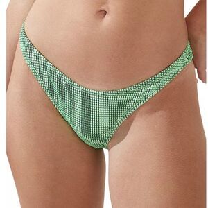 COTTON ON Women's Textured High Side Brazilian Bikini Bottoms Size XL